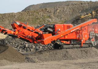 Kőtörmelék ujrahasznostó telepek Terex-Finlay I 100 RS