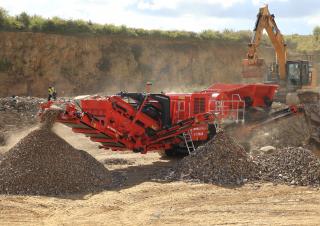 Kőtörmelék ujrahasznostó telepek Terex-Finlay J 1170 AS