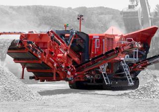 Kőtörmelék ujrahasznostó telepek Terex-Finlay J 1170 AS