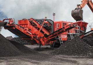 Kőtörmelék ujrahasznostó telepek Terex-Finlay J 1170 AS