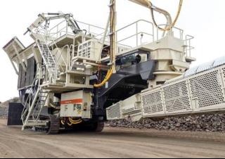 Kőtörmelék ujrahasznostó telepek Metso Lokotrack LT 150 E
