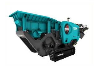 Kőtörmelék ujrahasznostó telepek Powerscreen Metrotrak