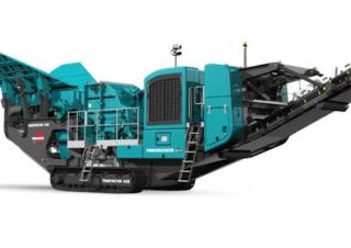 Kőtörmelék ujrahasznostó telepek Powerscreen Trakpactor 550