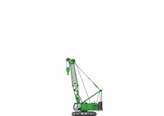 Lánctalpas daruk - rácsos gém Sennebogen 690 HD