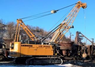 Lánctalpas daruk - rácsos gém Liebherr HS 8040 HD