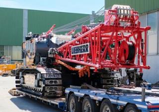Lánctalpas daruk - rácsos gém Liebherr LR 1110