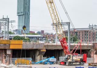 Lánctalpas daruk - rácsos gém Liebherr LR 1110 