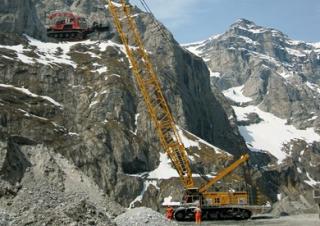 Lánctalpas daruk - rácsos gém Liebherr LR 1160