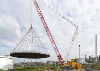 Lánctalpas daruk - rácsos gém Liebherr LR 1500
