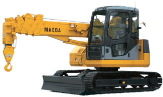 Lánctalpas daruk - teleszkópos gém Maeda LC 785 B