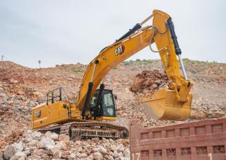 Lánctalpas kotrók Caterpillar 350