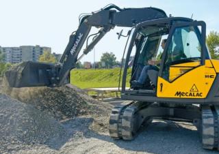 Lánctalpas kotrók Mecalac 712 MC
