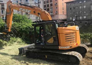 Lánctalpas kotrók Case CX145D SR