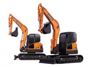 Lánctalpas kotrók Doosan DX 80 R