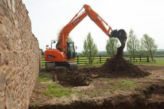 Lánctalpas kotrók Doosan DX140LCR-3
