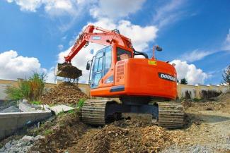 Lánctalpas kotrók Doosan DX235LCR