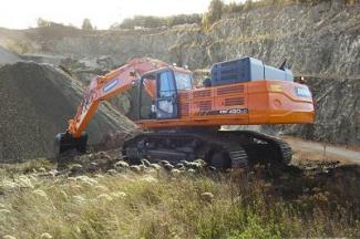 Lánctalpas kotrók Doosan DX490NLC-3