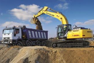 Lánctalpas kotrók New Holland E305C LC