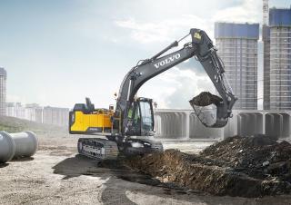Lánctalpas kotrók Volvo EC160EL