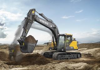 Lánctalpas kotrók Volvo EC160EL