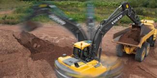 Lánctalpas kotrók Volvo EC180DL