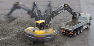 Lánctalpas kotrók Volvo EC220DNL