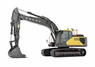 Lánctalpas kotrók Volvo EC230F L