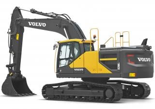 Lánctalpas kotrók Volvo EC250ELR