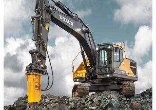 Lánctalpas kotrók Volvo EC250ELR