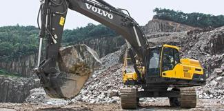 Lánctalpas kotrók Volvo EC380DNL