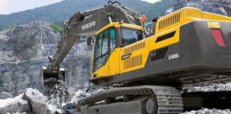 Lánctalpas kotrók Volvo EC480DL