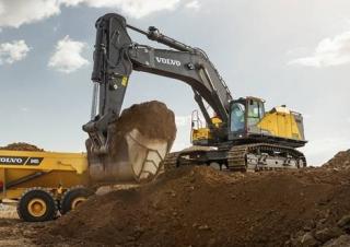 Lánctalpas kotrók Volvo EC950F