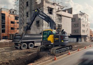 Lánctalpas kotrók Volvo ECR145EL