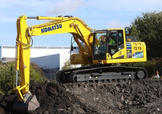 Lánctalpas kotrók Komatsu HB215LC-3
