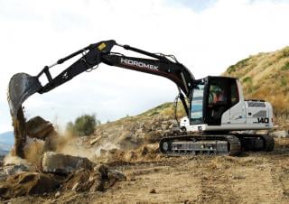 Lánctalpas kotrók Hidromek HMK 140 LC