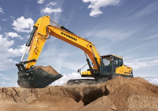 Lánctalpas kotrók Hyundai HX260AHW