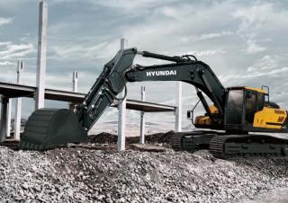 Lánctalpas kotrók Hyundai HX300AL
