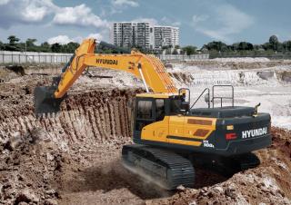 Lánctalpas kotrók Hyundai HX300NL