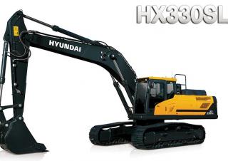 Lánctalpas kotrók Hyundai HX330SL