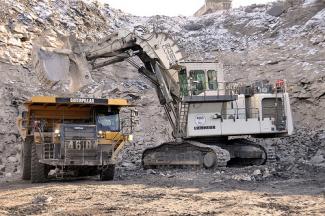 Lánctalpas kotrók Liebherr R 9350 