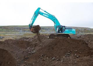Lánctalpas kotrók Kobelco SK 350 NLC 10E