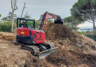 Lánctalpas kotrók Yanmar SV100-7