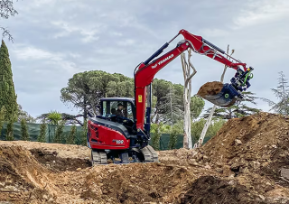 Lánctalpas kotrók Yanmar SV100-7