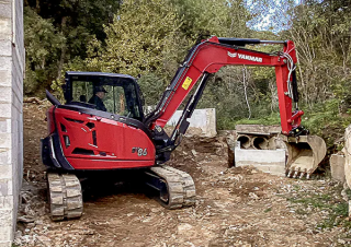 Lánctalpas kotrók Yanmar SV86-7