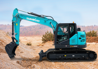 Lánctalpas kotrók Sunward SWE155UF