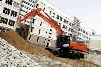 Lánctalpas kotrók Hitachi ZX220W-5B