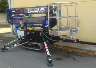 Gémes személyemelők Lánctalpas töretőgémes munkaállványok CELA DT 15 Spyder