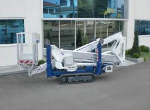 Gémes személyemelők Lánctalpas töretőgémes munkaállványok Multitel SMX 170