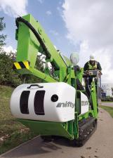 Gémes személyemelők Lánctalpas töretőgémes munkaállványok Niftylift TD 120 TN