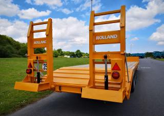 Szállítás technológia Lowbed pótkocsik Rolland Low loader 320 L